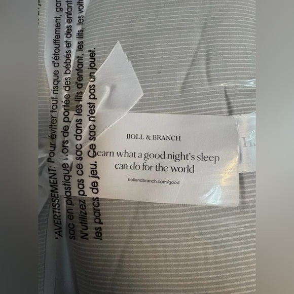 INCREDIBLE DEAL/BOLL & BRANCH 3 Piece Comforter Set NWT!  Only 1 left!! - Picture 4 of 8